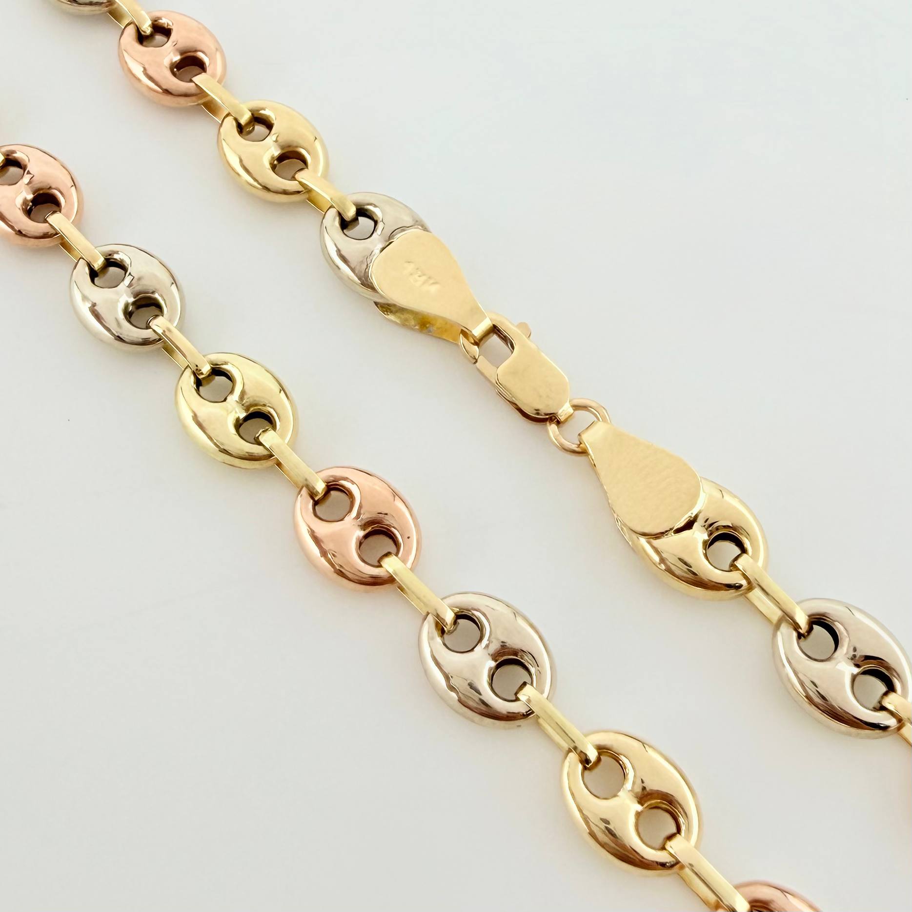 Cadena Gc 16.2 g / 66.5 cm / 6.3 mm Tres Oros 18K