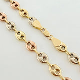 Cadena Gc 16.2 g / 66.5 cm / 6.3 mm Tres Oros 18K