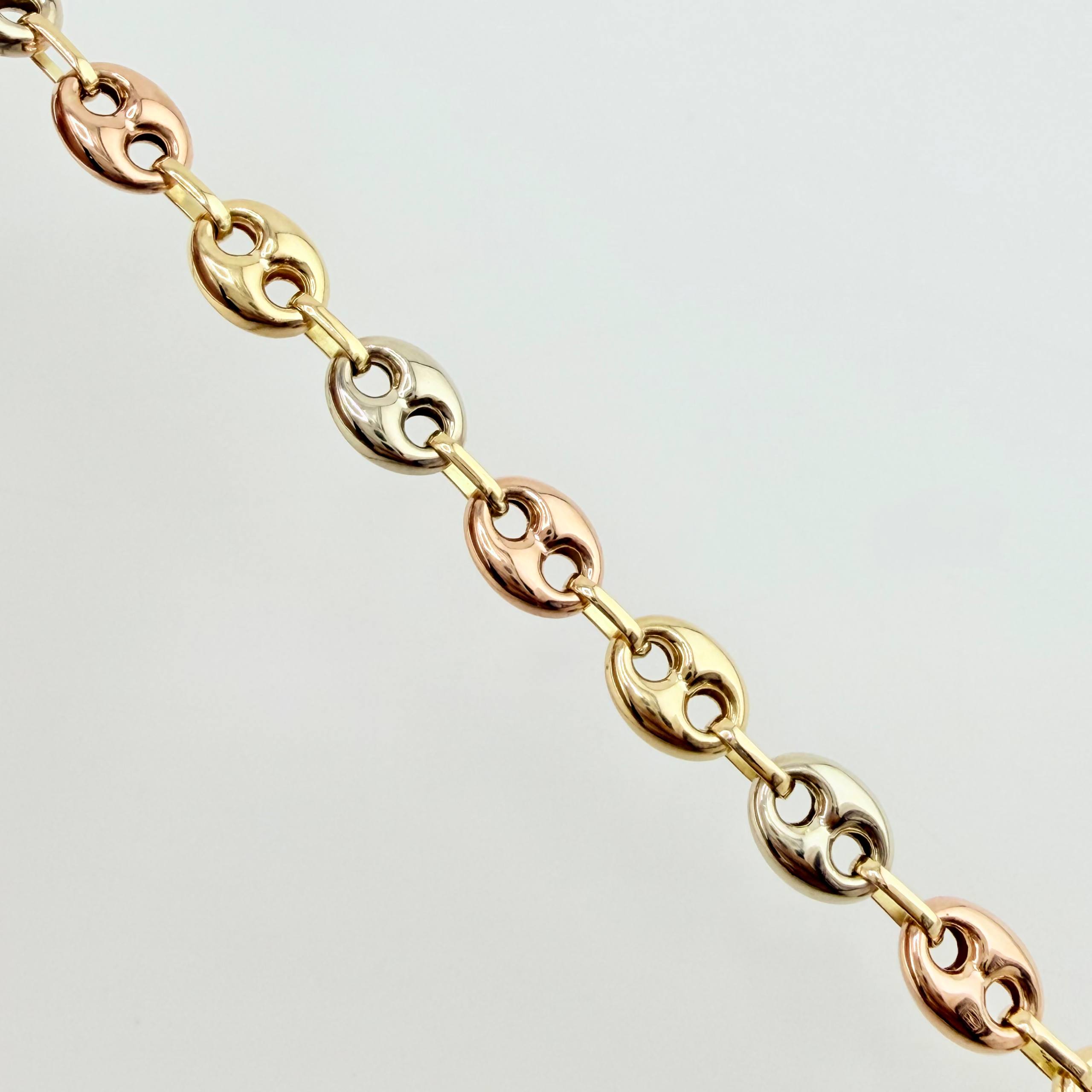 Cadena Gc 16.2 g / 66.5 cm / 6.3 mm Tres Oros 18K
