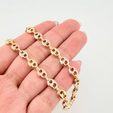 Cadena Gc 16.2 g / 66.5 cm / 6.3 mm Tres Oros 18K