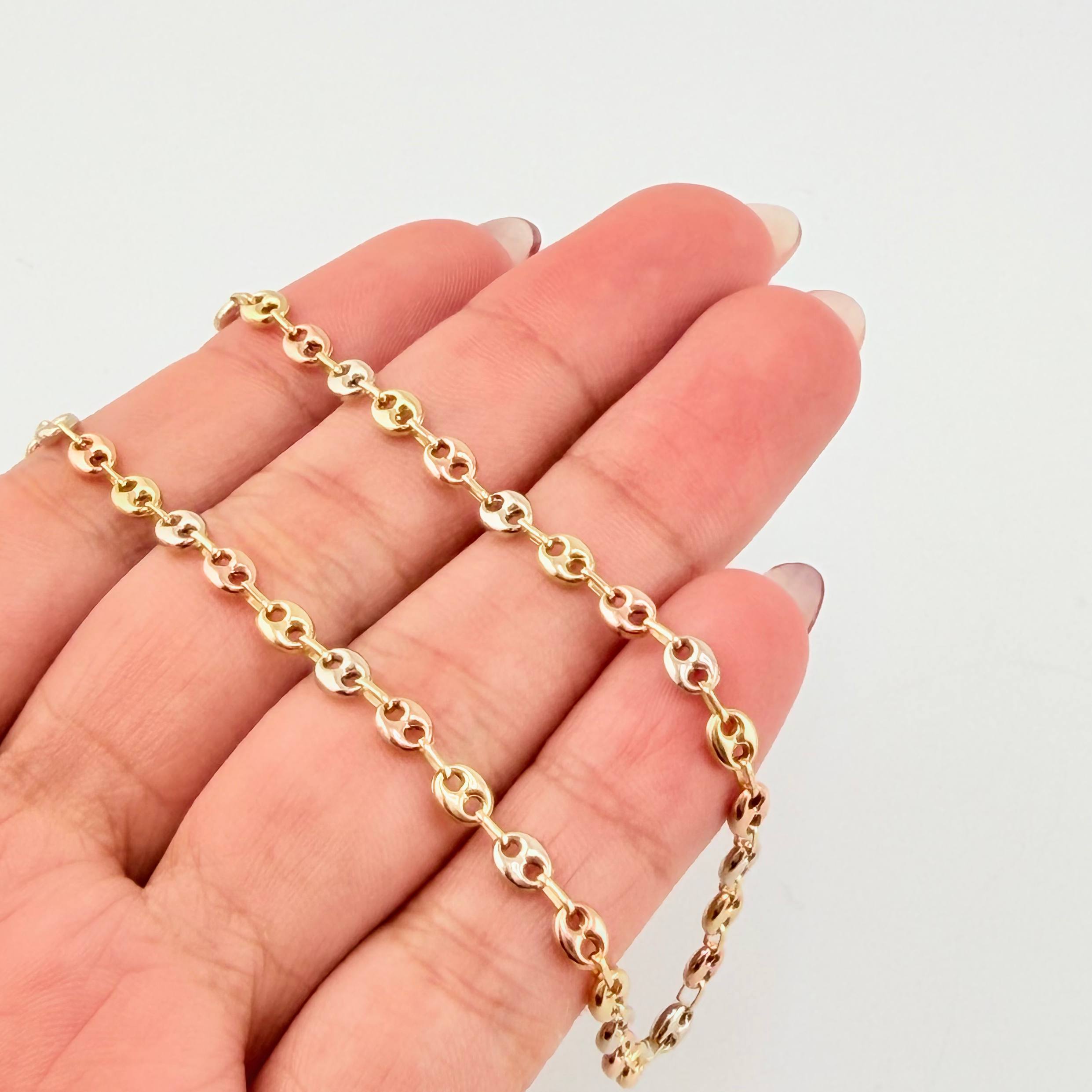 Cadena GC 7.2gr / 65.5cm / 3.7mm Tres Oros 18K ©