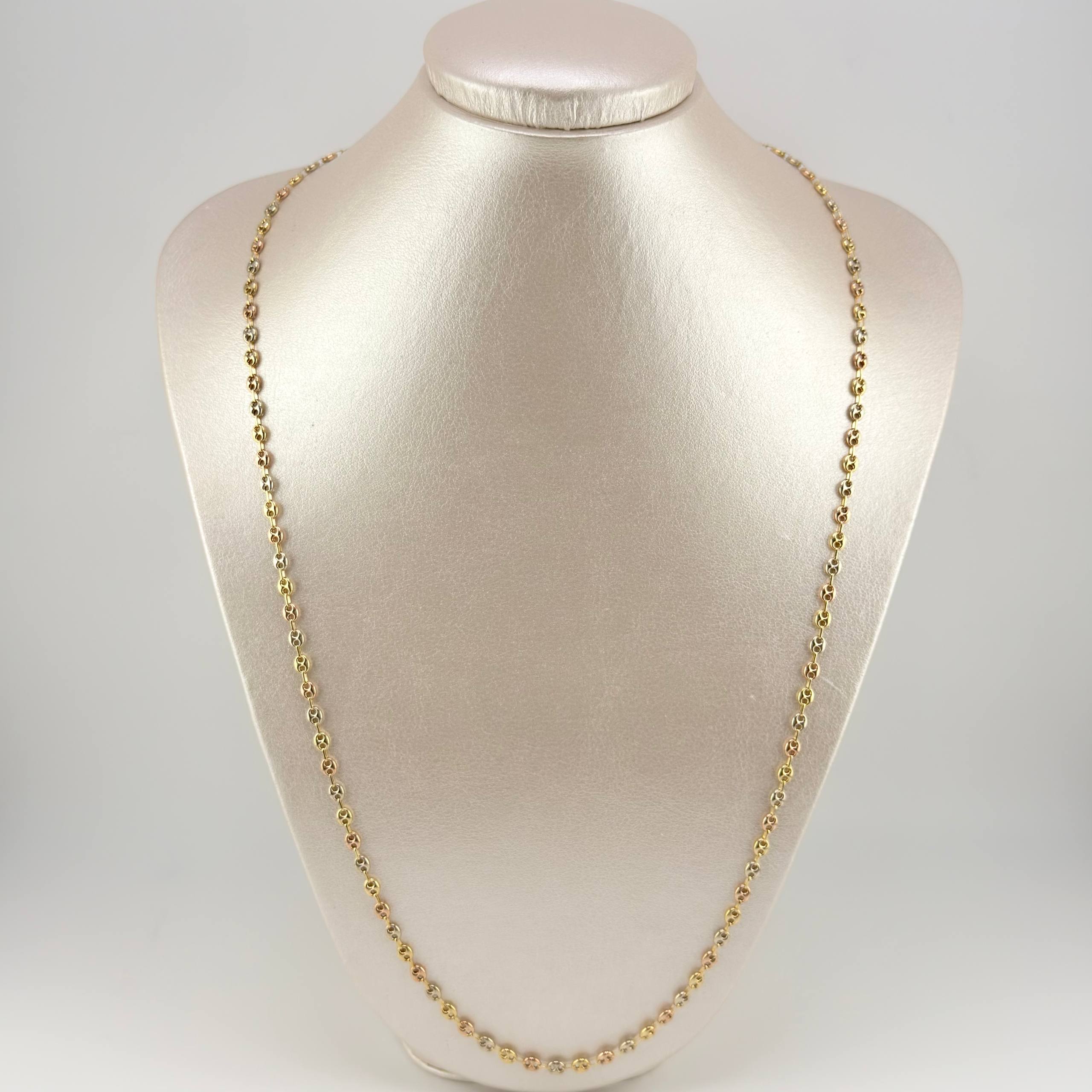 Cadena GC 7.2gr / 65.5cm / 3.7mm Tres Oros 18K ©
