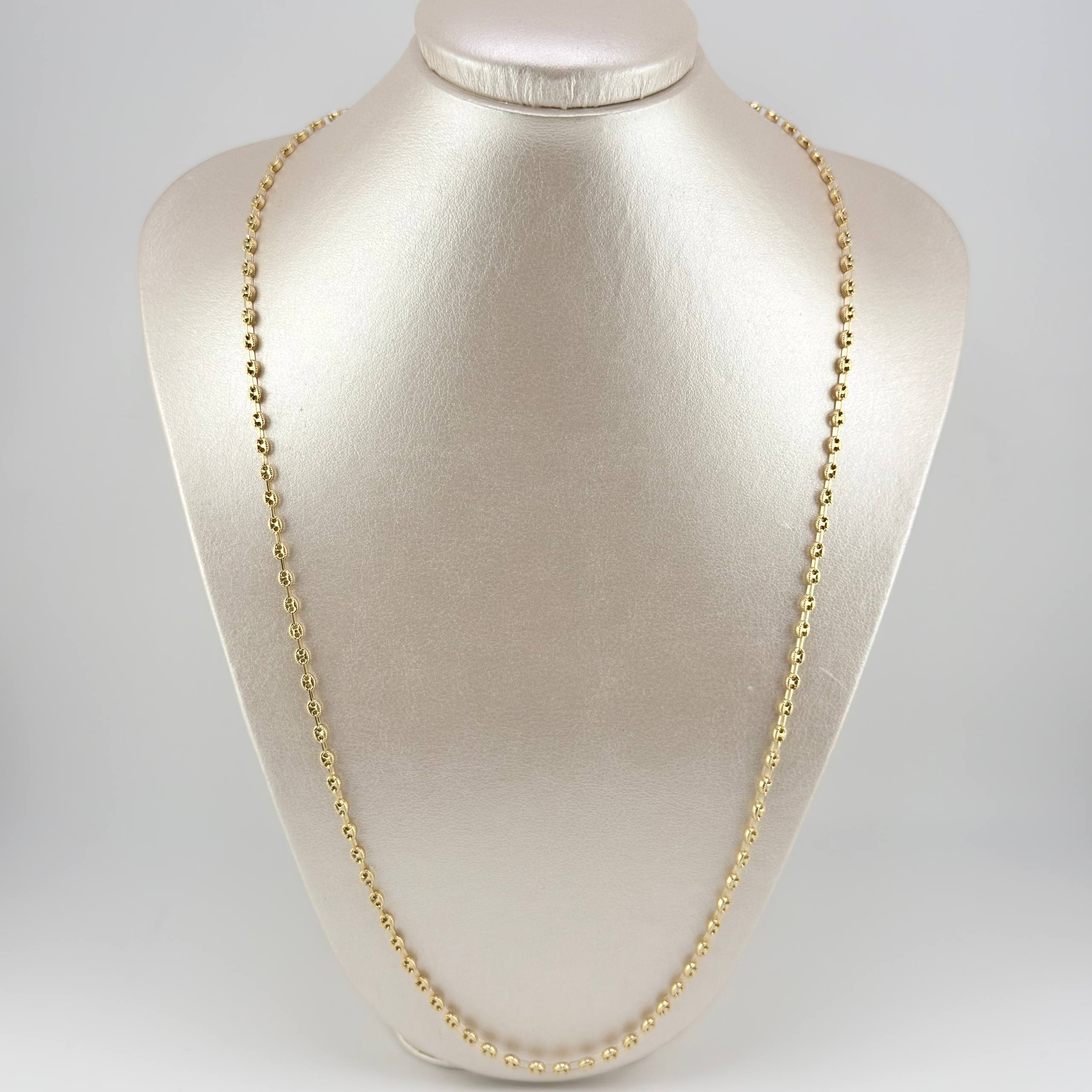 Cadena Gc 8.05gr / 65.5cm / 3.4mm Oro Amarillo 18K *