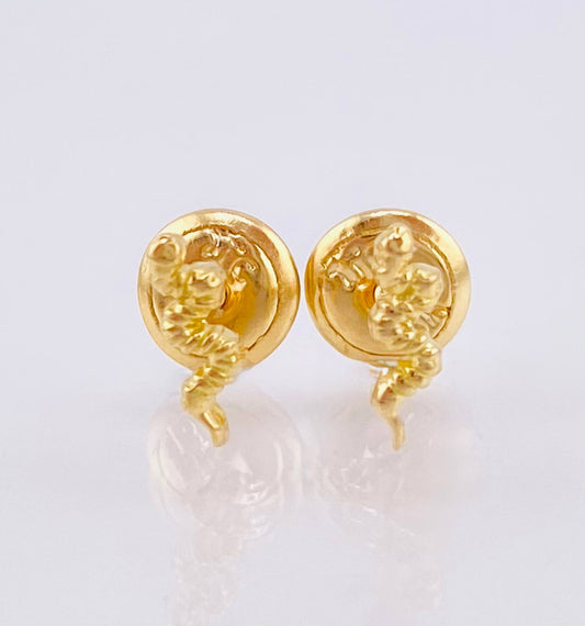 Topos Serpiente 0.7gr / 6.7mm Oro Amarillo 18K