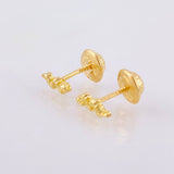 Topos Serpiente 0.7gr / 6.7mm Oro Amarillo 18K