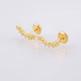 Topos Estela 1.05gr / 1.3cm / Oro Amarillo 18K
