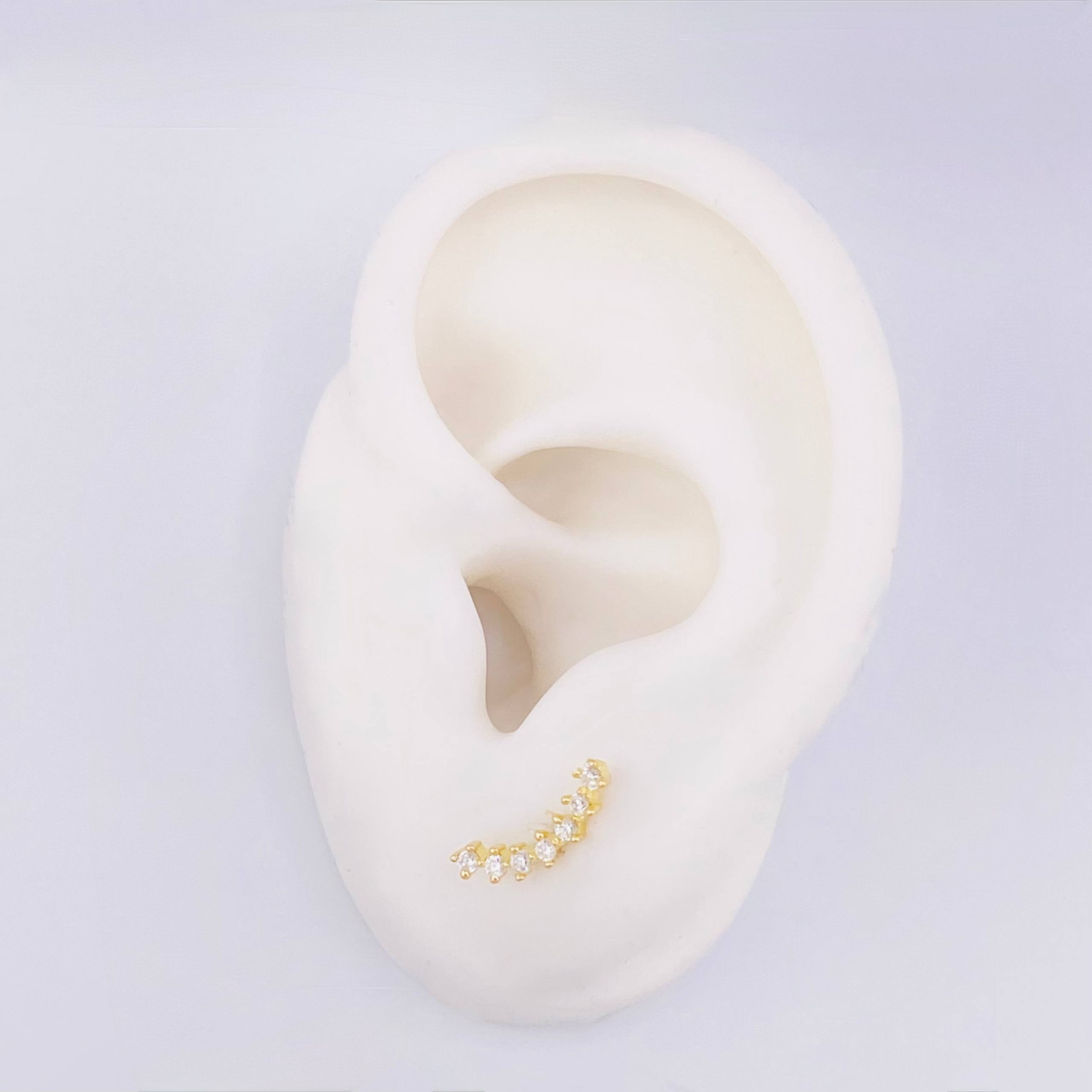 Topos Estela 1.05gr / 1.3cm / Oro Amarillo 18K