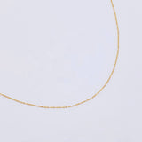 Cadena Veneciana 0.85gr / 40cm / 0.35mm Oro Amarillo +3 18K