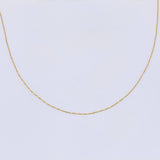 Cadena Veneciana 1.2gr / 45cm / 0.6mm Oro Amarillo +3 18K
