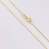 Cadena Veneciana 1.2gr / 45cm / 0.6mm Oro Amarillo +3 18K