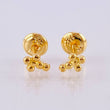 Topos Cruz Burbujas 0.85gr / 5.75mm Oro Amarillo 18K