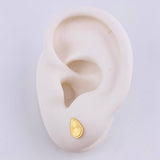 Topos Gota Diamantada 0.85gr / 7.9mm Oro Amarillo 18K *