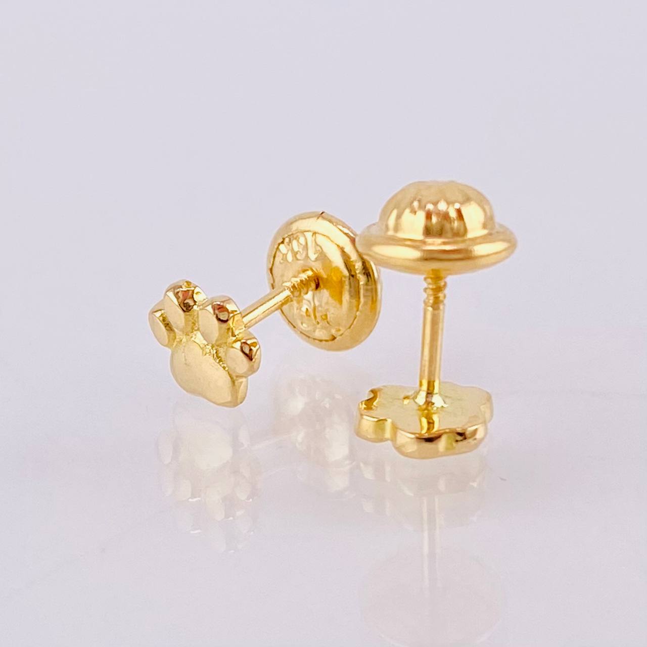 Topos Huella 0.95gr / 5mm Oro Amarillo 18K