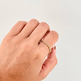 Anillo Gc 0.65gr / T6 1/2 - T6 3/4 / 3mm Oro Amarillo 18K ©