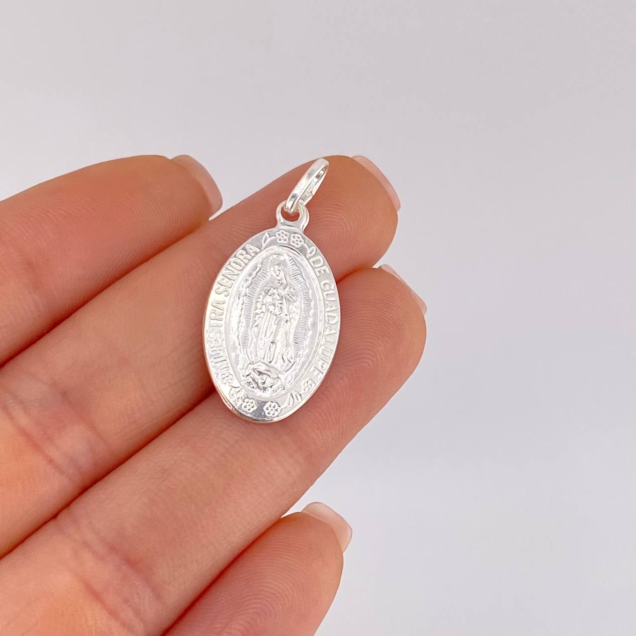 Dije Virgen Guadalupe 5.15 g / 3.5 cm Plata 925