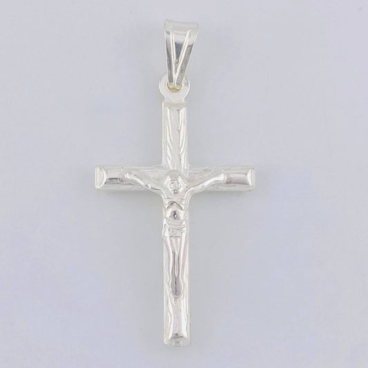 Dije Cruz Cristo 1.95 g / 3.7 cm Plata 925