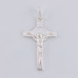 Dije Cruz Cristo San Benito 1.85 g / 3.4 cm Plata 925