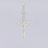 Dije Cruz Cristo 0.95 g / 2.5 cm Plata 925