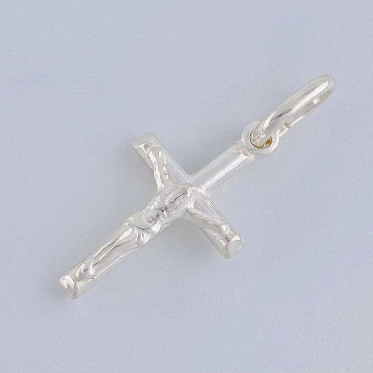 Dije Cruz Cristo 0.9 g / 2.5 cm Plata 925