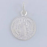 Dije San Benito 1.95 g / 2.4 cm Plata 925