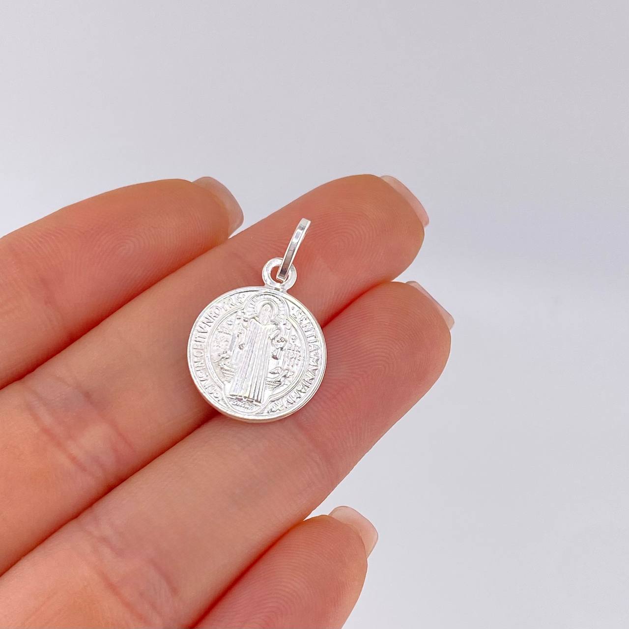 Dije San Benito 1.95 g / 2.4 cm Plata 925