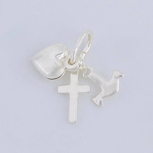 Dije Tres Gracias 1 g / 1.5 cm Plata 925
