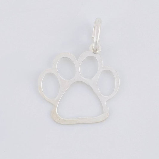 Dije Huella Silueta 0.55 g / 2.4 cm Plata 925