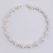 Pulso Borde De Estrella 10.65 g / 18.8 cm / 6.4 mm Plata 925