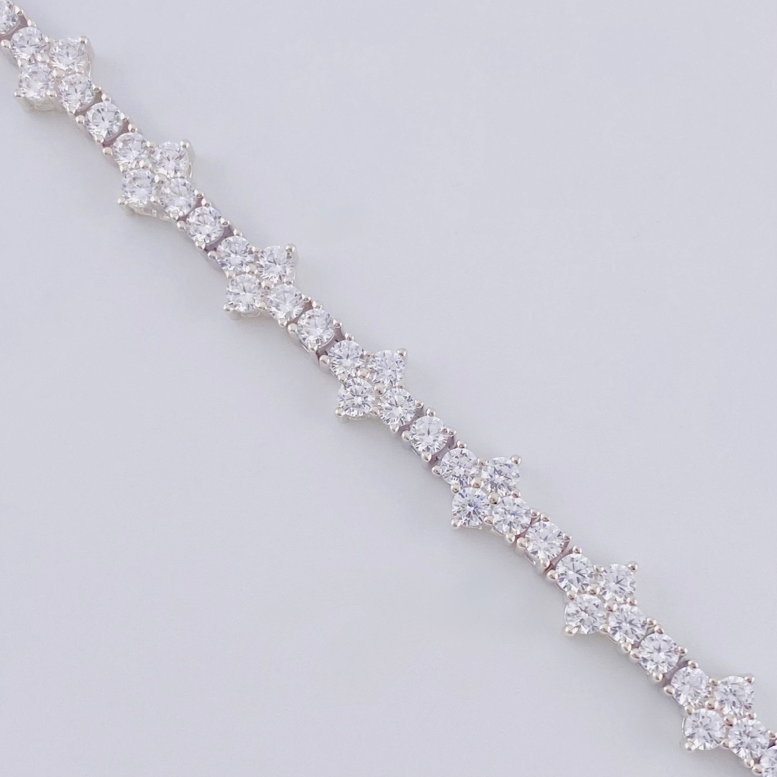 Pulso Borde De Estrella 10.6 g / 18.8 cm / 6.4 mm Plata 925