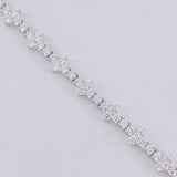 Pulso Borde De Estrella 10.65 g / 18.8 cm / 6.4 mm Plata 925