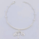 Pulso Bolas Santos Colgantes 5.1 g / 21.5 cm / 3 mm Plata 925