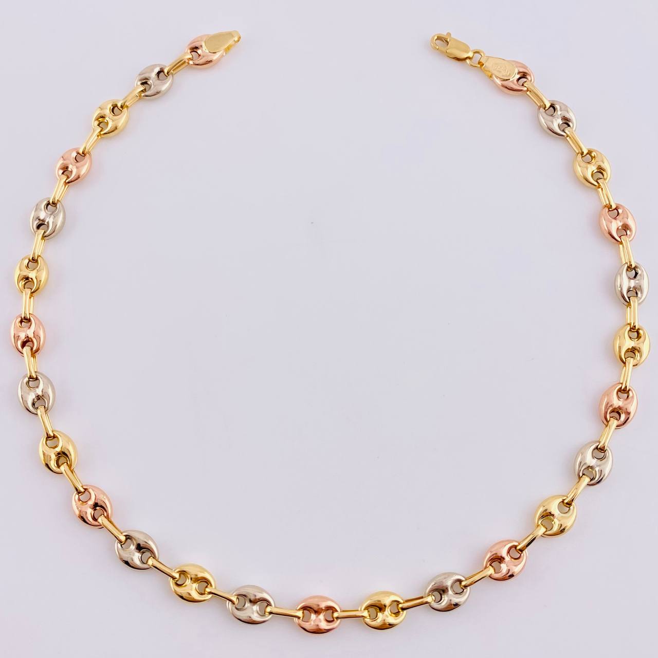 Tobillera Gc 4.45 g / 24.7 cm / 5.2 mm Tres Oros 18K