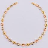 Tobillera Gc 4.45 g / 24.7 cm / 5.2 mm Tres Oros 18K