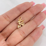 Dije Fe Corazon 1.1g / 1.8cm Oro Amarillo 18K