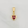 Dije Corazon de Fe 1.45g / 2.2cm Oro Amarillo 18K