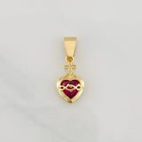 Dije Corazon de Fe 1.45g / 2.2cm Oro Amarillo 18K