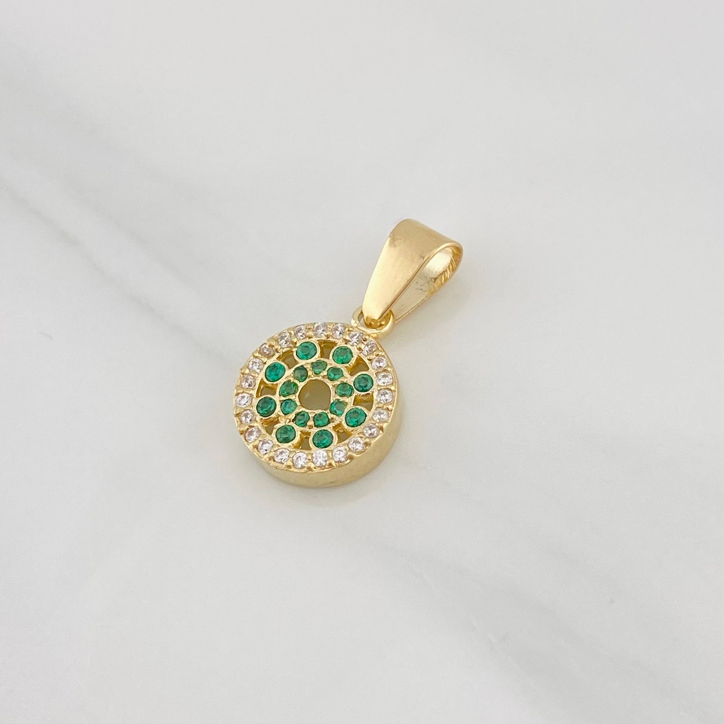 Dije Ojo Protector 1.9g / 2cm Oro Amarillo 18K