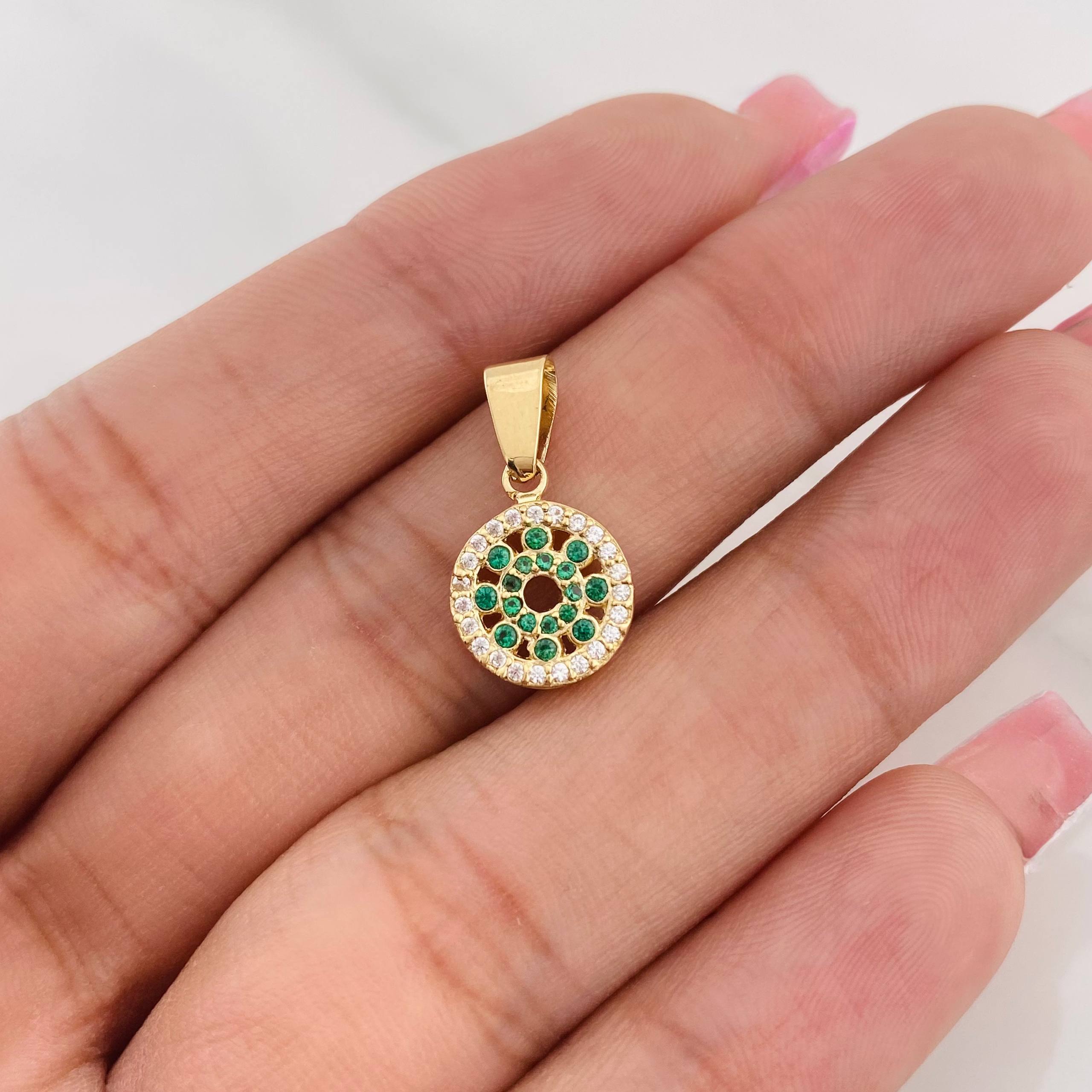 Dije Ojo Protector 1.9g / 2cm Oro Amarillo 18K