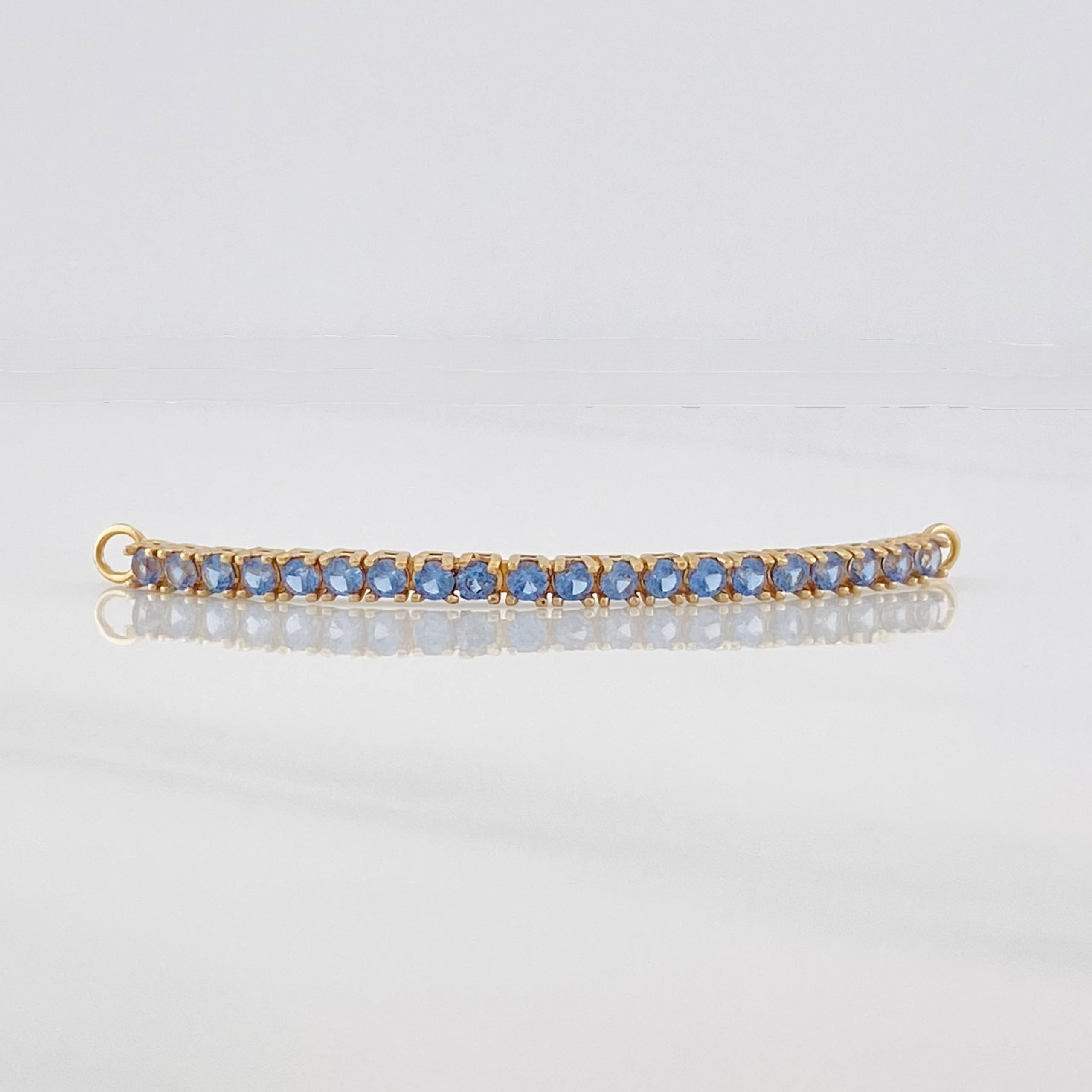 Herraje Tennis 1.75g / 4.5cm Oro Amarillo 18K