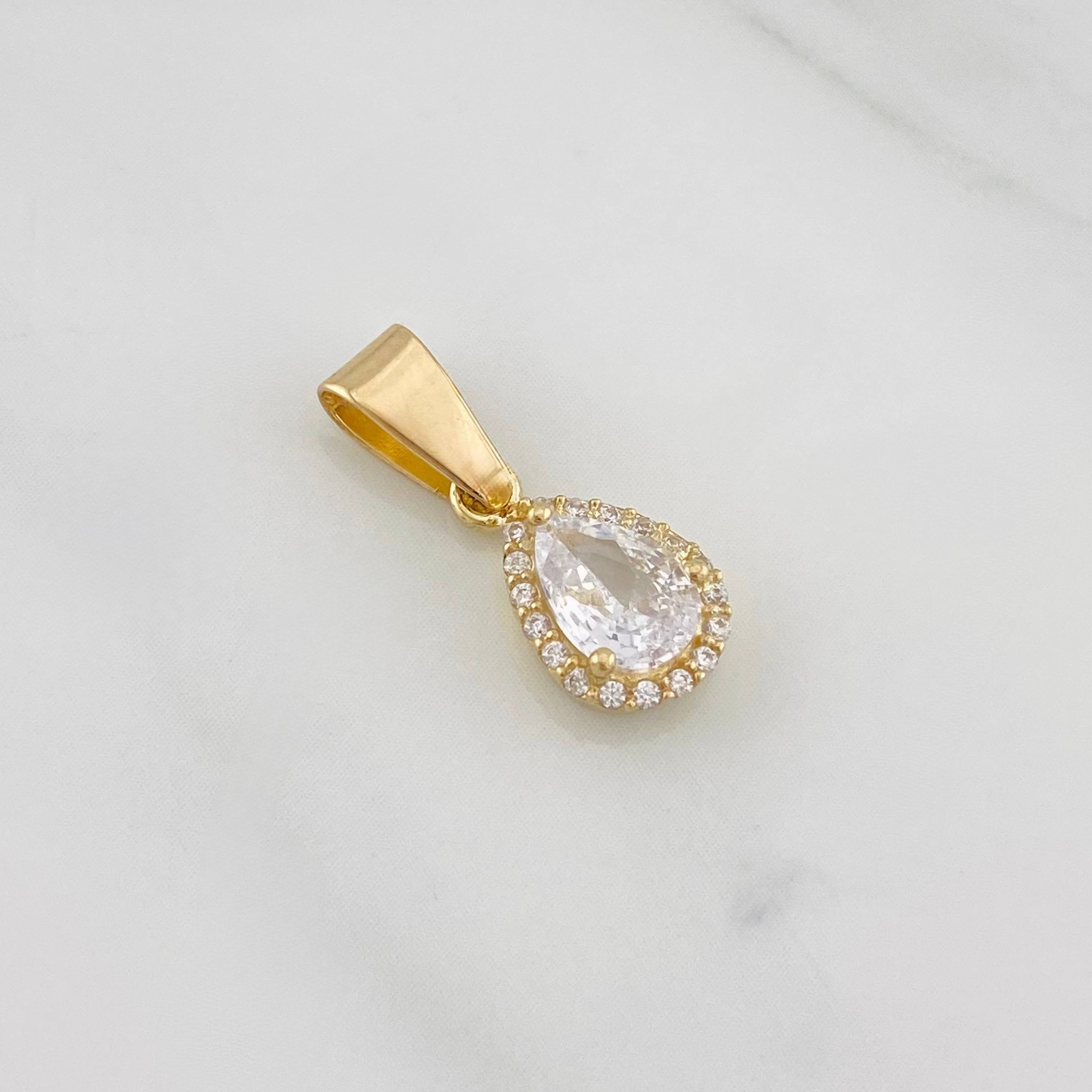 Dije Gota 1.4g / 2cm Oro Amarillo 18K