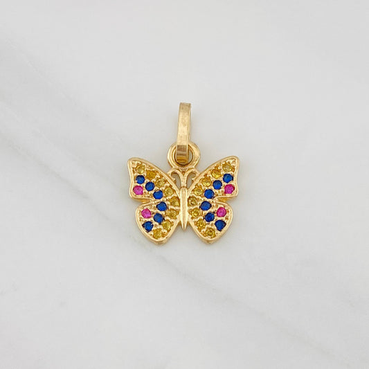 Dije Mariposa 1.15g / 1.5cm Oro Amarillo 18K