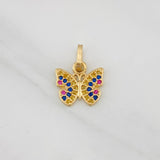 Dije Mariposa 1.05g / 1.5cm Oro Amarillo 18K