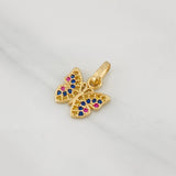 Dije Mariposa 1.15g / 1.5cm Oro Amarillo 18K