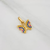 Dije Mariposa 1.05g / 1.5cm Oro Amarillo 18K