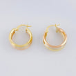 Candongas Aleja 2.8g / 2cm Tres Oros 18K
