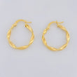 Candongas Asby 1.25g / 2cm Oro Amarillo 18K
