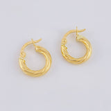 Candongas Ozy 1.3g / 1.2cm Oro Amarillo 18K