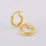 Candongas Ozy 1.2g / 1.2cm Oro Amarillo 18K