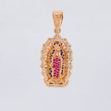 Dije Virgen Guadalupe 5.5g / 3.6cm Oro Rosa 18K
