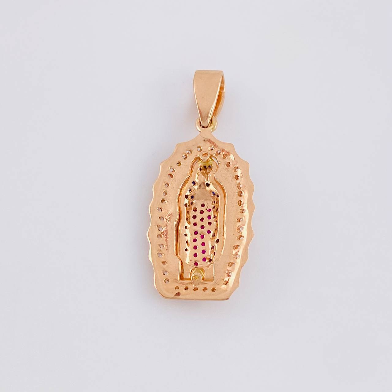 Dije Virgen Guadalupe 5.5g / 3.6cm Oro Rosa 18K